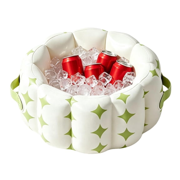 Inflatable Drink Coolers for Parties PVC Large Capacity Foldable Portable | Summer Inflatable Ice Cooler for Birthday Celebration, Pool Party, Backyard BBQ, Outdoor Camping