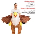 thumbnail image 1 of Inflatable Eagle Ride-On Costume For Adults - Patriotic Bird Party Outfit,Height 59"–74.8",Eagle, 1 of 7