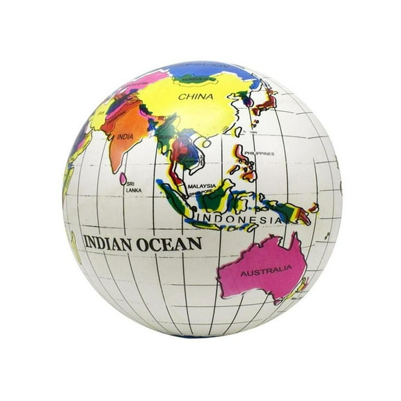 Inflatable Earth Map Ball for Educational Purposes Great for Kids Learning Geography and Home Decor