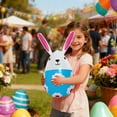thumbnail image 1 of Inflatable Easter Bunny Egg Balloon - Outdoor Yard Decoration Bunny Egg Lawn Ornament, Inflating Easter Decor for Garden and Party Display, 1 of 6