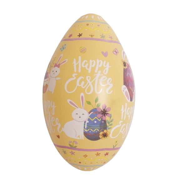 Inflatable Easter Egg 16IN PVC - Large Easter Hanging Ornament for Outdoor Yard Garden, Blow Up Holiday Decoration & Spring Party Decor