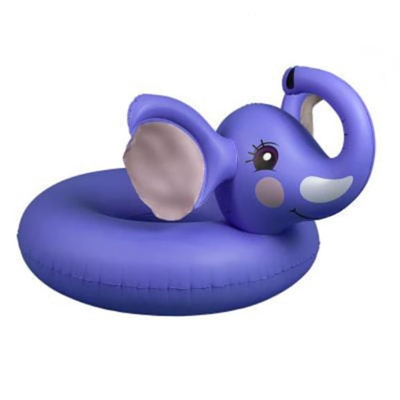 Inflatable Elephant Pool Float - Pink - 36 in. - Fun Character Design