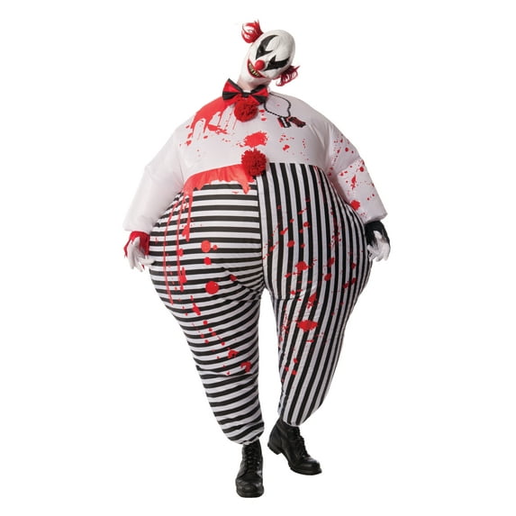 Inflatable Evil Clown Adult Costume One-Size