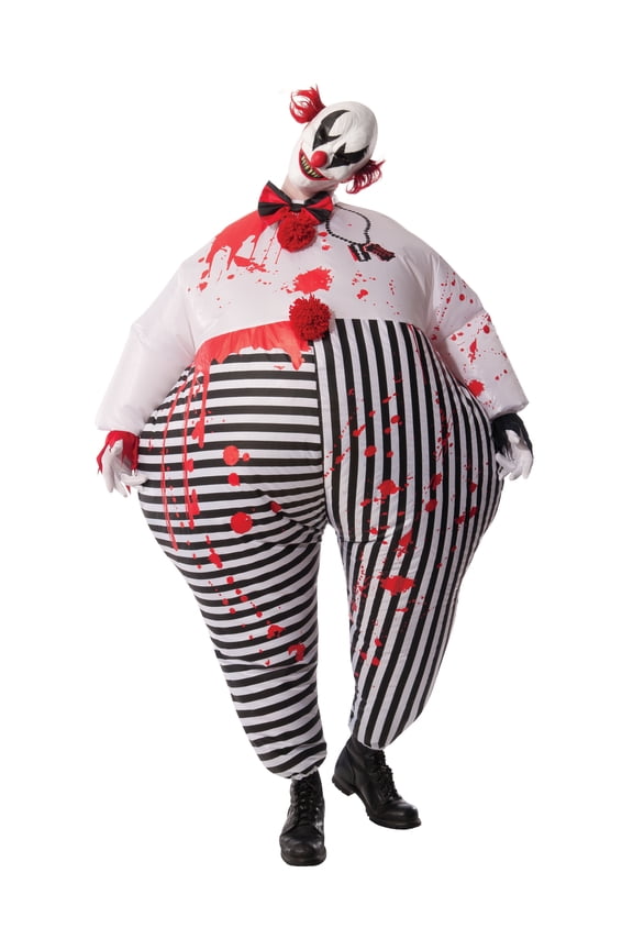 Inflatable Evil Clown Adult Costume One-Size