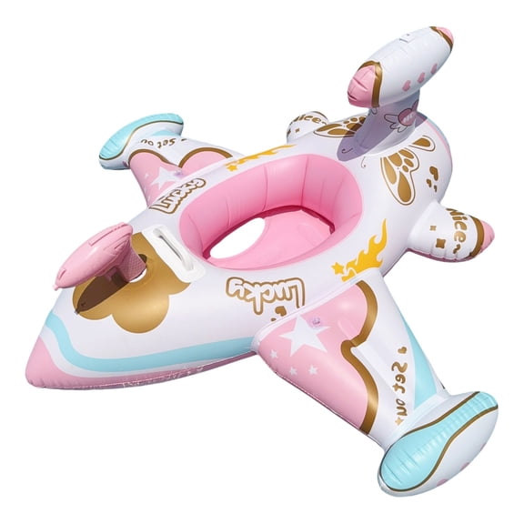 Inflatable Floating Boat Style Pool Float with Integrated Seat Design Stable Water Support for Swimming Pool Recreation