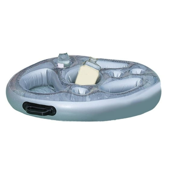Inflatable Floating Ice Bar with 9 Compartments – Perfect for Pool Parties!