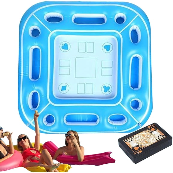 Inflatable Floating Table, Pool Drink And Food Holder, Portable Desk For Beach Lake River Party And Vacation
