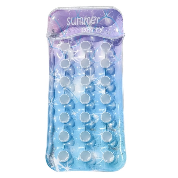 Inflatable Floating for Adults Thickened Swimming Pool Chair Bed Relaxation Water Float Mat