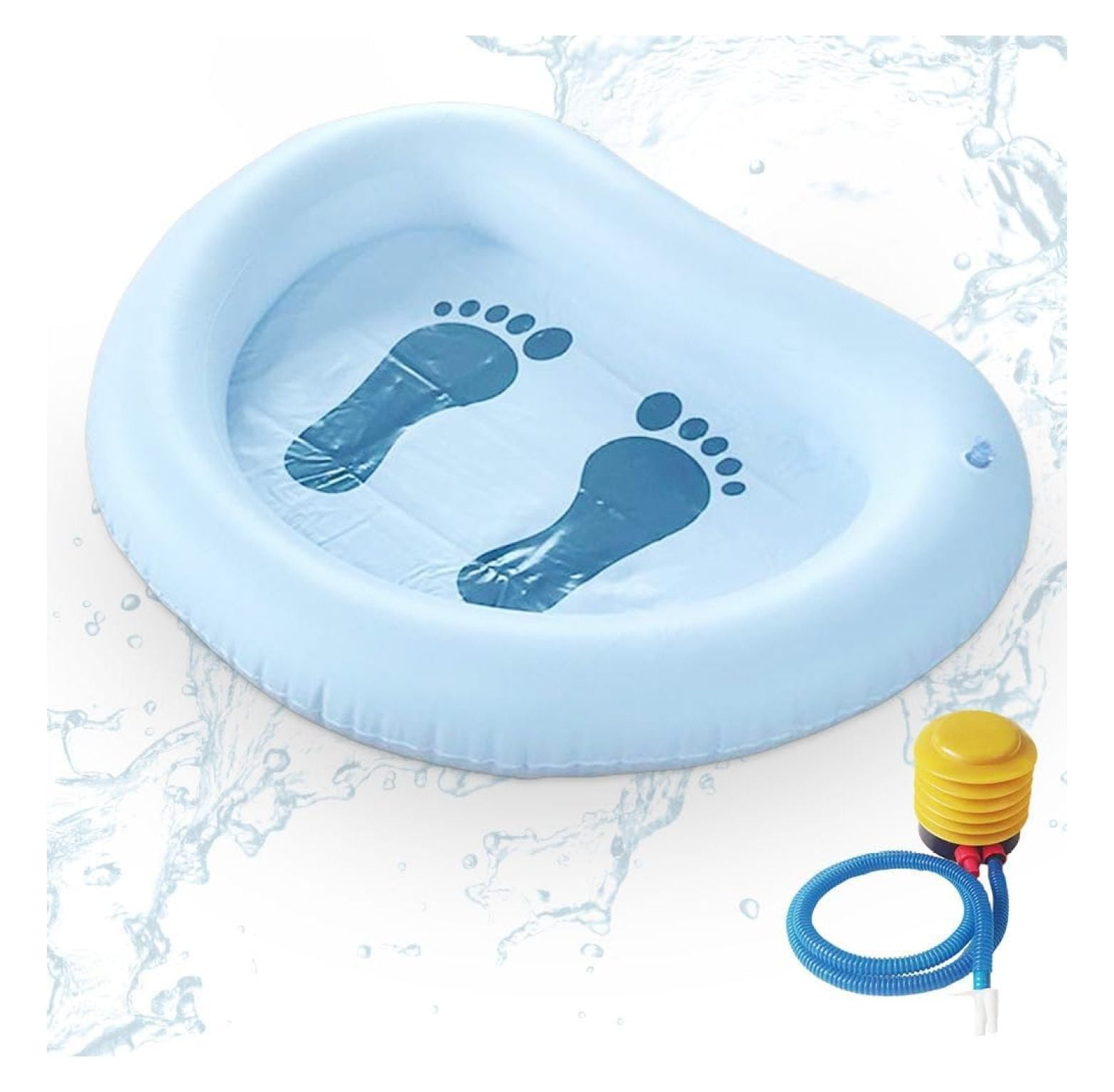 Inflatable Foot Bath for Beach, 2024 Upgraded Inflatable Pool Foot Bath ...