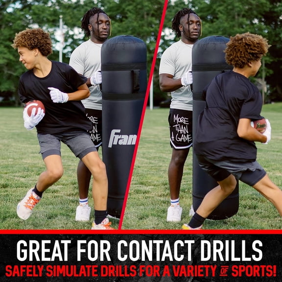 Inflatable Football Tackling Dummy - Training Dummies for Football, Martial Arts + Wrestling Practice - Inflatable Blocking + Tackling Dummy for Practice - 51" Inches