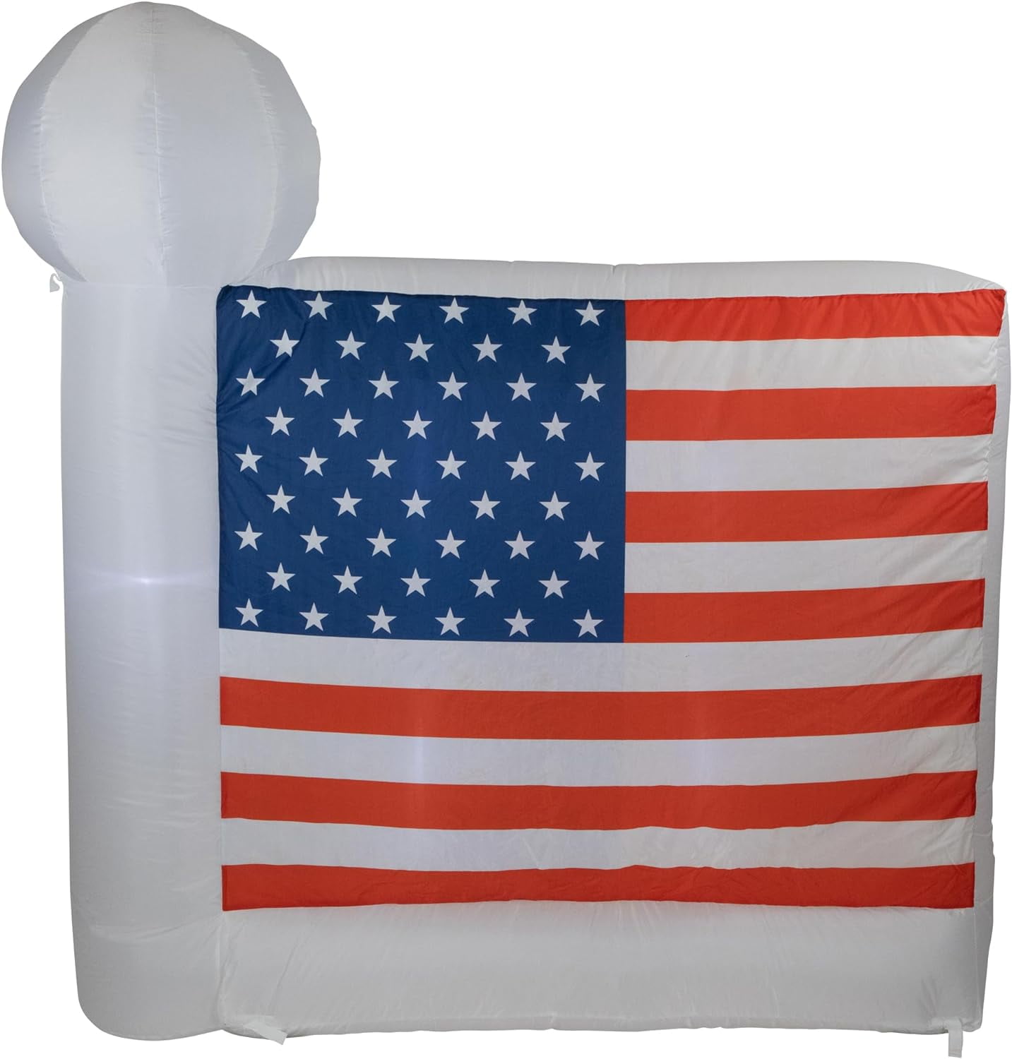 Inflatable Fourth of July Lighted American Flag Yard Art Decoration ...