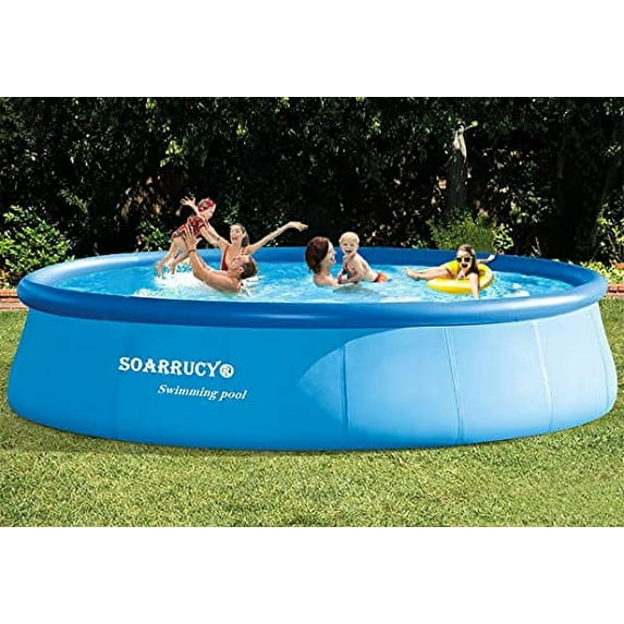 Inflatable Above Ground Pool for Adults - 10FT x 30in Swimming Pool,Swimming Pools Above Ground, Above Ground Pools for Adults,Big Easy-Set Outdoor Pool for Family,Backyard,Garden,Toddler Pool Toys