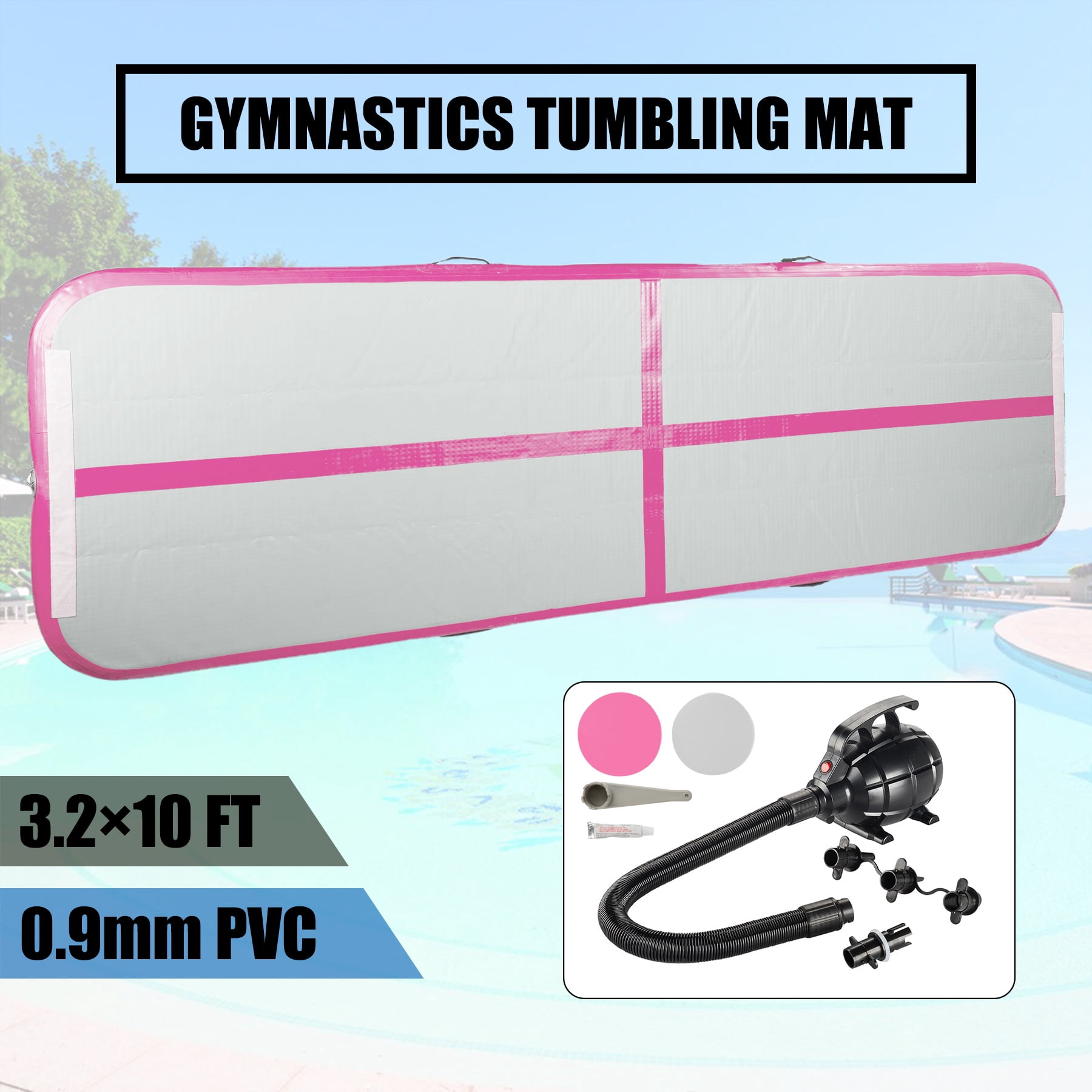 Inflatable Gymnastics Tumbling Mat for Home Use Beach Park and Water