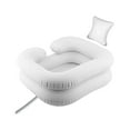 Inflatable Hair Wash Basin Elderly Disabled Waste Water Hose Bath Aid