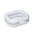 thumbnail image 1 of Inflatable Hair Washing Basin With Inflation Tube, Portable Double-Layer Pvc Foot Bath Basin Hand Washing Basin For Bedridden Patients, Elderly, Home Use, Travel, 1 of 9