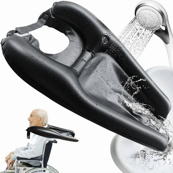 Inflatable Hair Washing Tray Portable Shampoo Bowl Sink for Disabled Bedridden Seniors