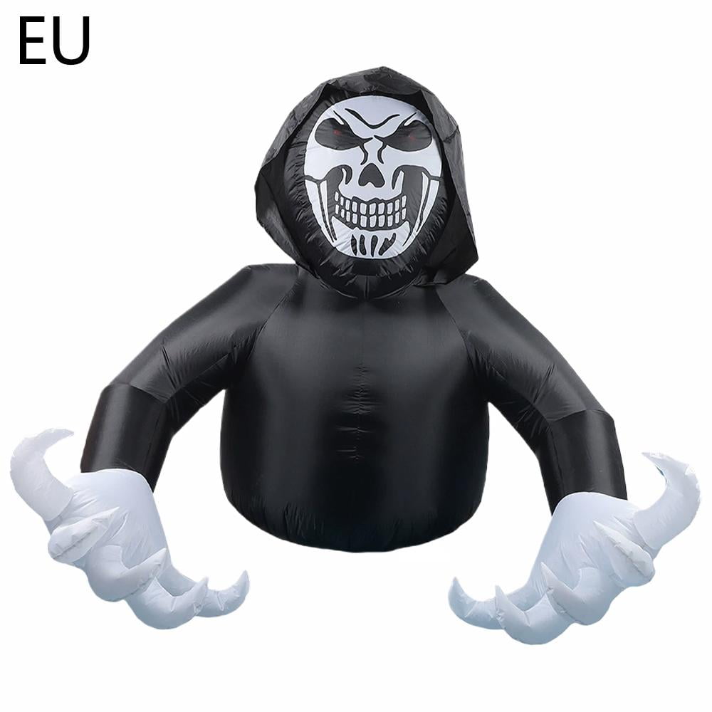 Inflatable Halloween Decorations,Outside Grim Reaper 6FT Giant Scary ...