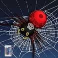 thumbnail image 1 of Inflatable Halloween Spider with LED Lights & Remote Control, 1 of 7
