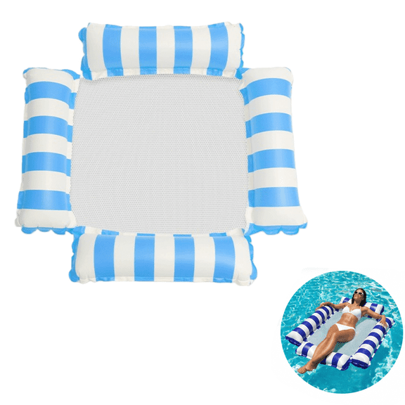 Inflatable Hammock Pool Floating Chair for Adult,Multi-Purpose Pool Float Rafts Water Hammock, Swimming Pool Beach Sea Float Water Hammock Lounge