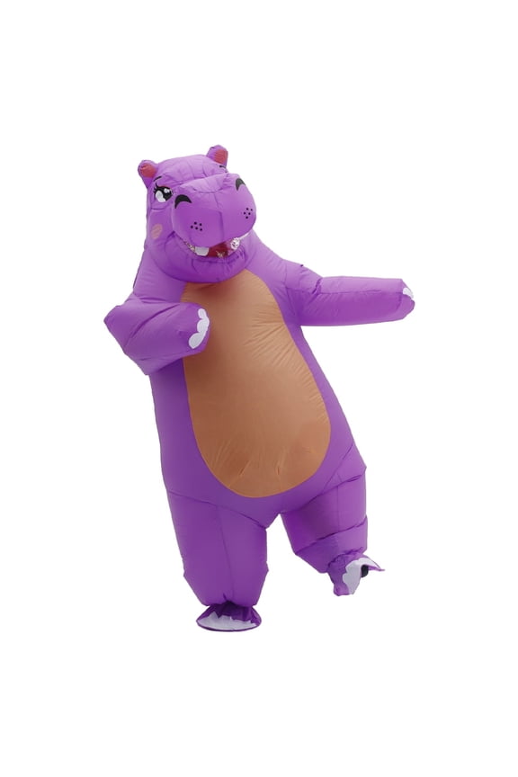 Inflatable Hippo Costume Adult Halloween Costumes Funny Suit Blow up Cosplay Fancy Wear