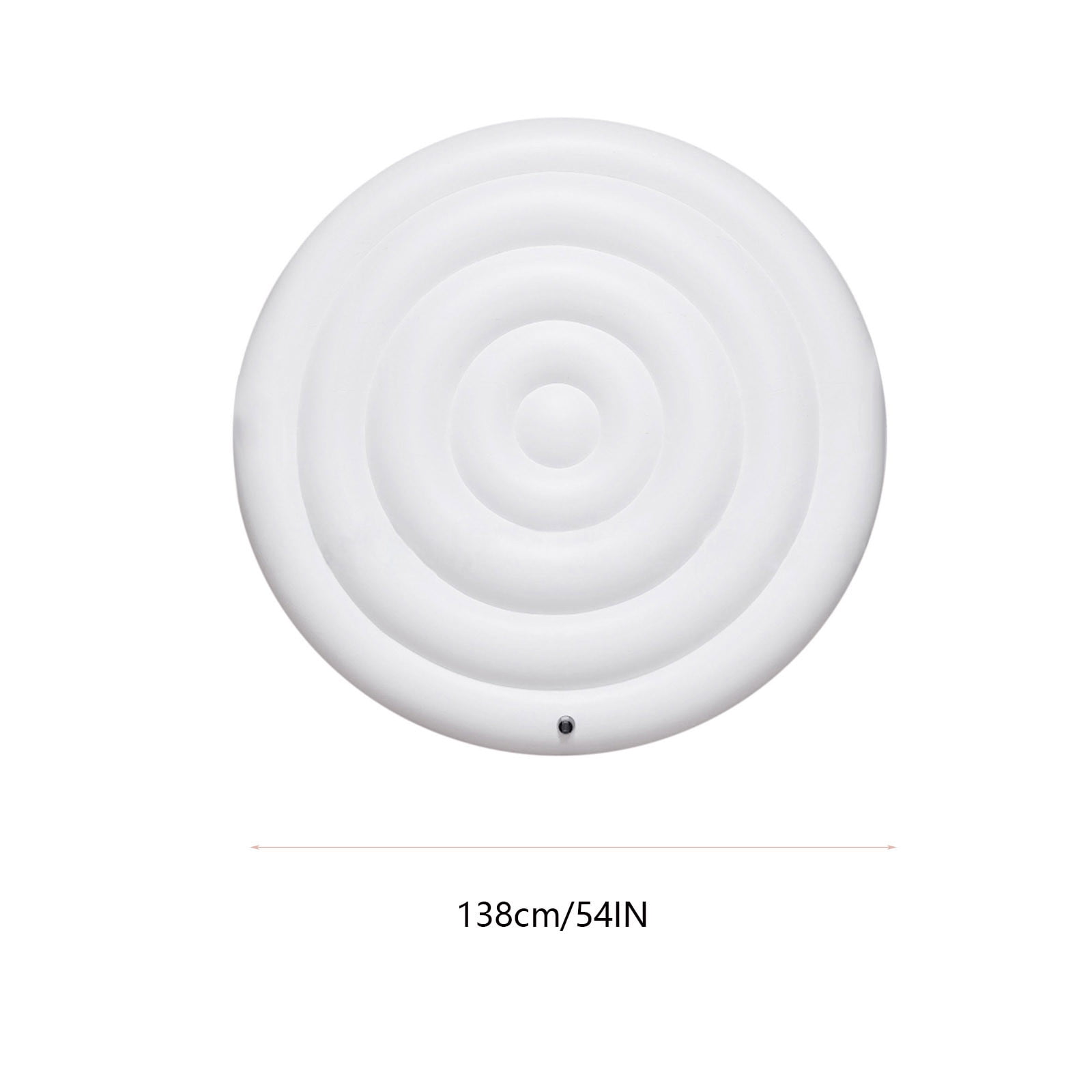 Inflatable Hot Tub Cover- Energy Saving Lid for Round Hot Tub- Foldable Protective Rain Overflow Cover for Outdoor Inflatable Hot Tubs