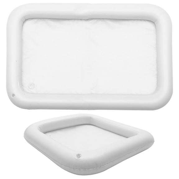 STRANDCHIC Inflatable Ice Serving Buffet Bar, PVC Pool Tray for Adults, 2pcs Inflatable Ice Cooler for Parties and Events