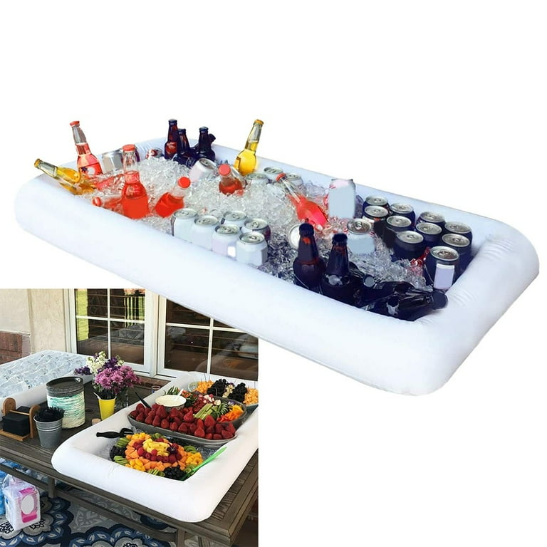 Food Inflatable Ice Chest Inflatable Ice Serving Buffet Bar Keep