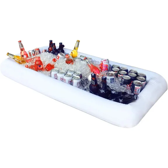 Inflatable Ice Serving Buffet Bar With Drain Plug - Salad Food & Drinks Tray