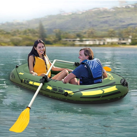Inflatable Kayak Lightweight and Durable Foldable Kayak Blow Up Kayak for Adults Paddling on Rivers Lakes and Coastal Waters