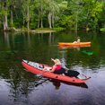thumbnail image 1 of Inflatable Kayak Set with Paddle & Air Pump, Portable Recreational Touring Kayak Foldable Fishing Touring Kayaks, Single Person, 1 of 11