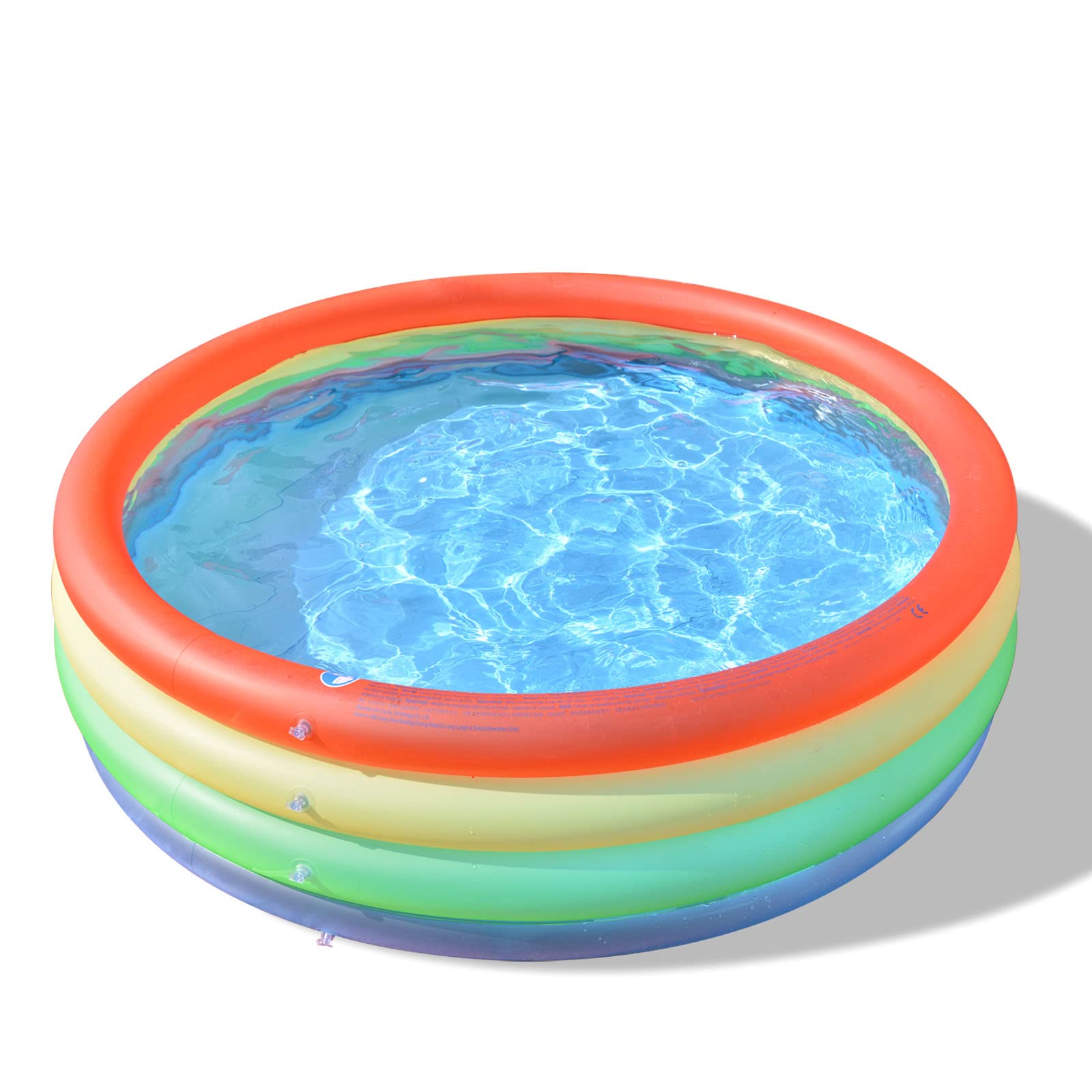 Inflatable Kiddie Pool Blow Up Paddling Pool 59" X