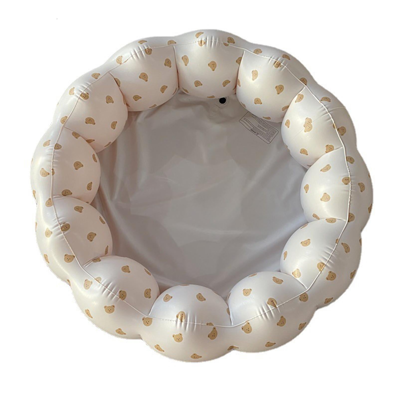Inflatable Kiddie Pool Blow Up Paddling Pool Portable Water Swimming Pool for Infants Round Pools