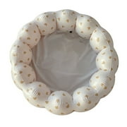 Inflatable Kiddie Pool for Foldable Baby Balls Pit with Soft Round Baby Playpen, Large Kiddie Pool Toy