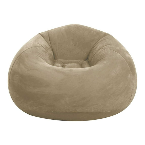 Inflatable Lazy Football Sofa with Entertainment Stool - Comfortable Person-Sized Inflatable Couch for Indoor/Outdoor Lounging & Entertainment Areas