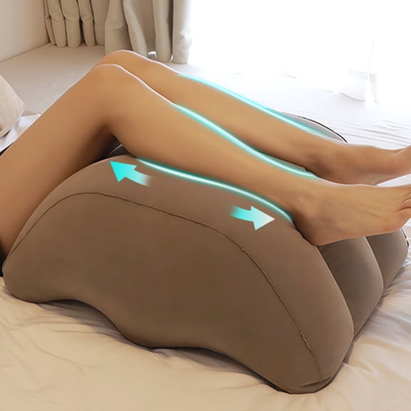 Inflatable Leg Elevation Pillow, Wedge Leg Elevating Pillows for Injury Recovery, Blood Circulation, Swelling, Legs Support Cushion Knee Hip Ankles Pain