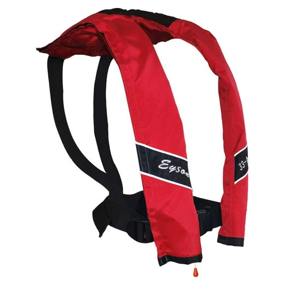 Inflatable Life Life Vest Basic Automatic/Manual (639 Red Auto)