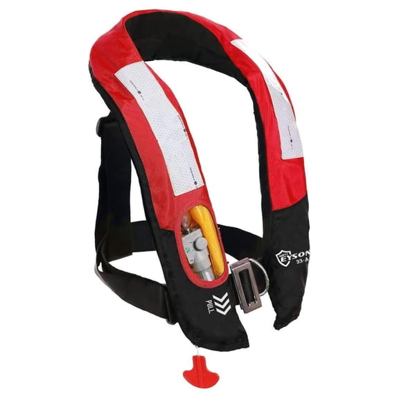 Inflatable Life Life Vest Highly Visible Automatic