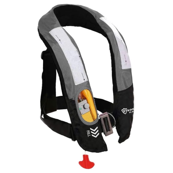 Inflatable Life Life Vest Highly Visible Manual
