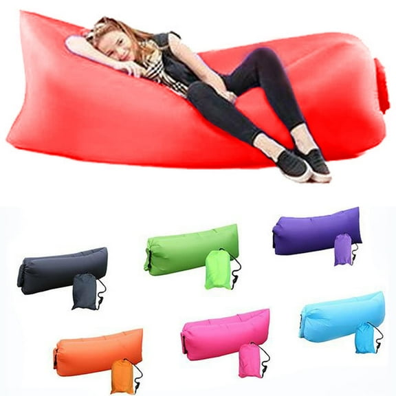 Inflatable Lounger Air Sofa Chair–Camping & Beach Accessories–Portable Water Proof Couch for Hiking, Picnics, Outdoor, Music Festivals & Backyard–Lightweight and Easy to Set Up Air Chair