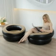 thumbnail image 1 of Inflatable Lounger Air Sofa Chair - Chair Ultra Soft Sofa Couch Bean Bag Chair, Inflatable Couch for Living Room Bedroom Inflatable Sofa, Camping & Beach Accessories–Portable Water Proof Couch, 1 of 6