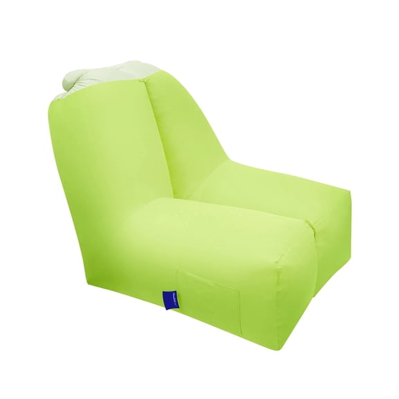 Inflatable Lounger Air Sofa Chair Couch w/ Portable Organizing Bag Waterproof Anti-Leaking for Backyard Lakeside Beach Traveling Camping Picnics - Green