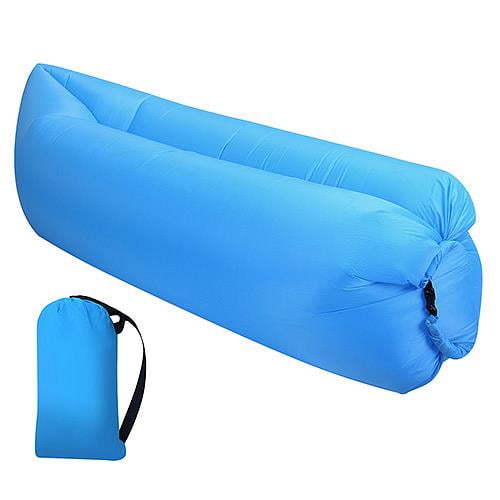 Inflatable Lounger Air Sofa Lazy Bed Sofa w/ Portable Organizing Bag
