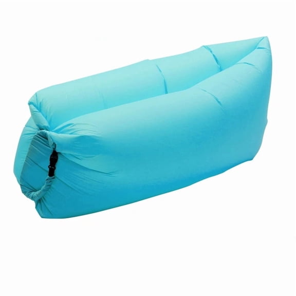 Inflatable Lounger Beach Chair Accessories, Air Sofa Hammock Inflatable Couch for Camping Backyard Lakeside with Compression Sacks, Ideal Outdoor Gifts for Adultssky blue