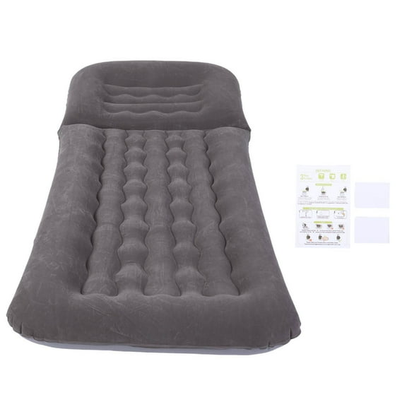 Inflatable Lounger Blow Up Sofa Inflatable Lounge Chair Inflatable Lounger With Adjustable Backrest Flocked PVC Portable Blow Up Sofa For Outdoor Beach Travel