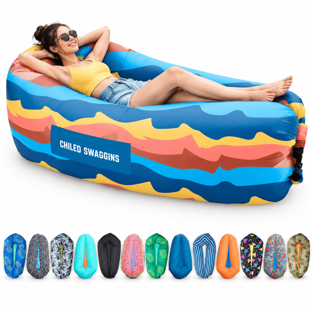 Inflatable Loungers Couch For Camping Air - Walmart.com