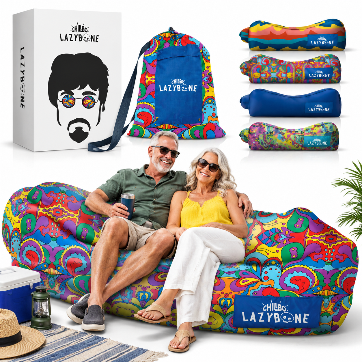 Inflatable Loungers Couch For Camping Air - Walmart.com