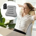 thumbnail image 1 of Inflatable Lumbar Pillow Ergonomic Inflatable Back Support Lightweight Lumbar Support Pillow for Home Office Car Traveling, 1 of 11