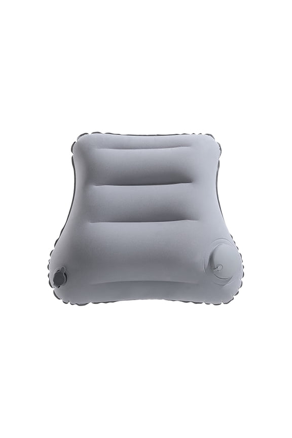 Inflatable Lumbar Pillow for Travel & Office Support – Portable Neck & Back Cushion, Easy Deflation & Storage, Comfortable Flock Surface