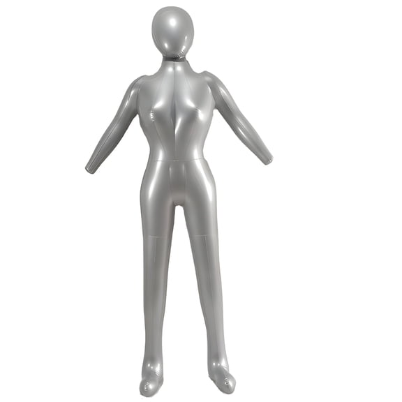 Inflatable Mannequin 165cm Tall,PVC Full Body Dress Form for Clothing Display,Foldable & Portable for Retail Store,Photography,Window Display
