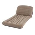 thumbnail image 1 of Inflatable Mattress Air Mattress Inflatable Sofa Bed Flocked Air Sofa Bed Inflatable Mattress With Adjustable Backrest Brown Portable Foldable Flocked Air Mattress For Outdoor Beach Travel, 1 of 3